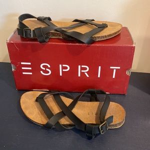 Black Esprit Sandals